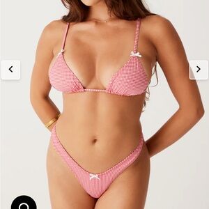 Frankies Bikinis Gingham Bikini